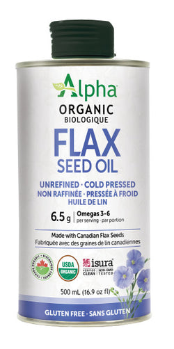Alpha Organic Flax Seed Oil - 2 SIZES AVAILABLE