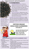 Organic Elderberries (dried, whole) - 2 Sizes Available