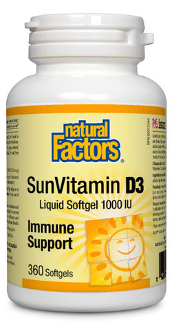 Vitamin D3 1000iu - 360 Softgels
