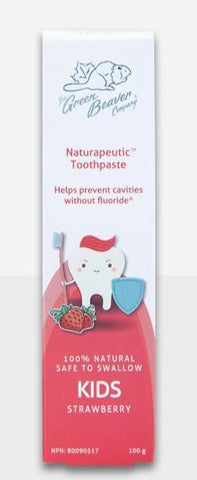 Green Beaver Naturapeutic Toothpaste - Kids Strawberry 100g SPECIAL ORDER ITEM