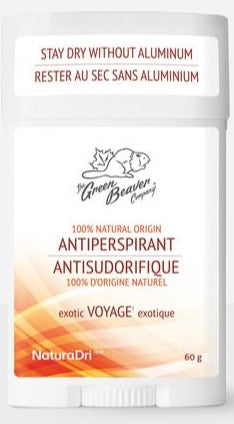Green Beaver Antiperspirant - Voyage (Spicy & Exotic Scent) SPECIAL ORDER ITEM