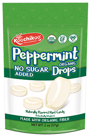 Koochikoo - Peppermint Drops (Sugar Free) (Vegan) (GF) (Organic)