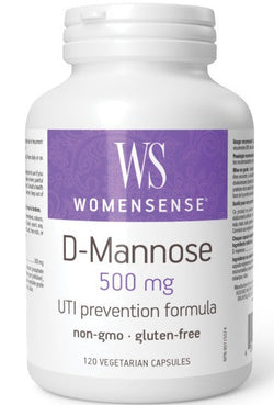 D-Mannose 500mg Capsules WomenSense UTI Prevention