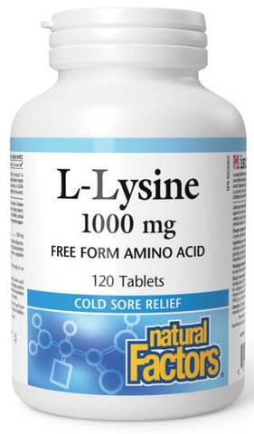 L-Lysine 1000mg Tablets - 2 sizes
