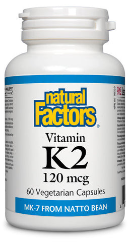 Vitamin K2 120mcg - 2 Sizes Available