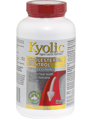 Kyolic Garlic 104: Cholesterol Control + Lecithin