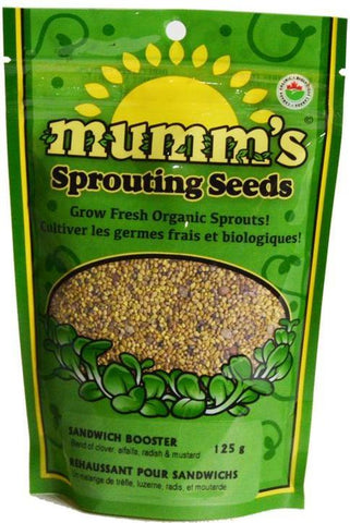 Mumm's Organic Sprouting Seeds - Sandwich Booster