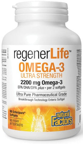 RegenerLife Omega-3 Ultra Strength - 2 sizes available
