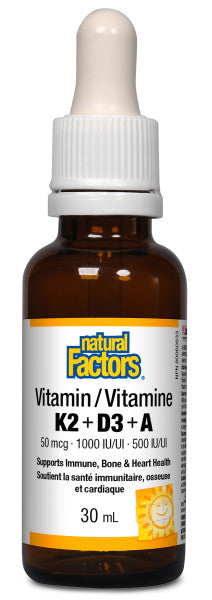 Vitamin K2 + D3 + A Drops