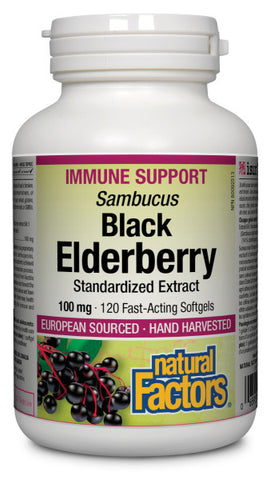 Black Elderberry Extract Softgels - 2 Sizes