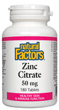Zinc Citrate 50 mg - 2 SIZES AVAILABLE